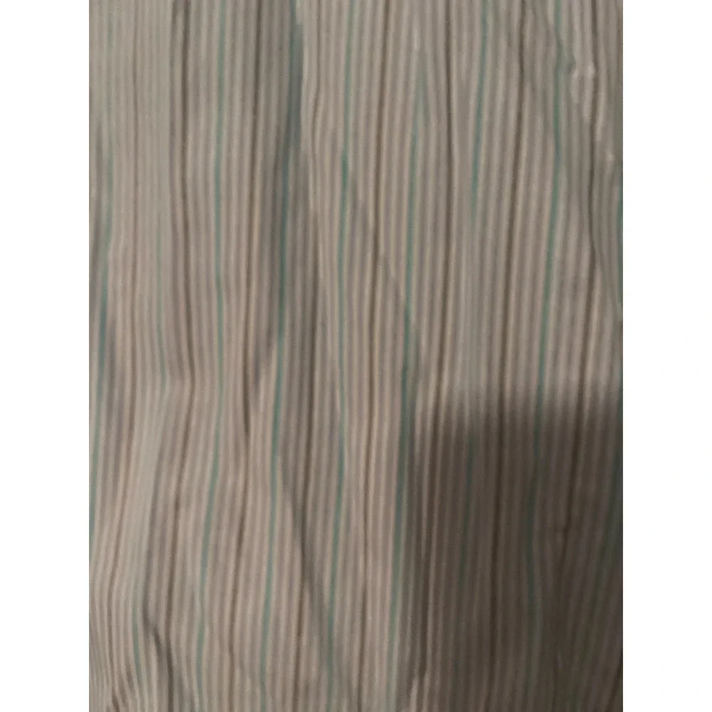 LACOSTE Mens 46 Modern Fit Striped Button Down Long Sleeve Dress Shirt *NOTE - Picture 4 of 8